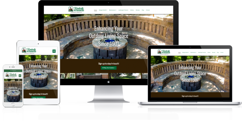Kimberly Nurseries Website Design